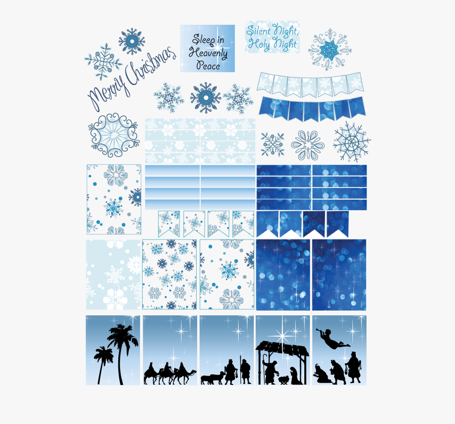Transparent Sticker Clipart - Christmas Planner Stickers Printables, Transparent Clipart