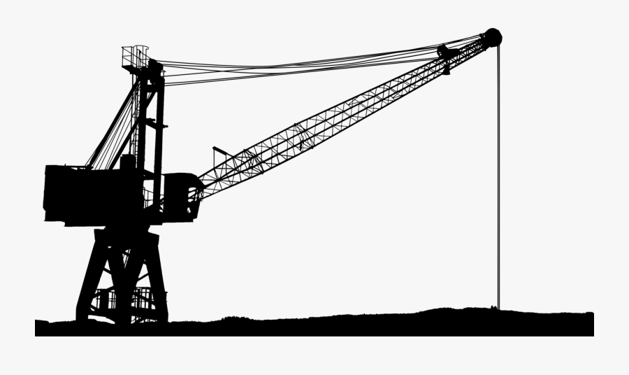 Equipment - Construction Silhouette Png, Transparent Clipart