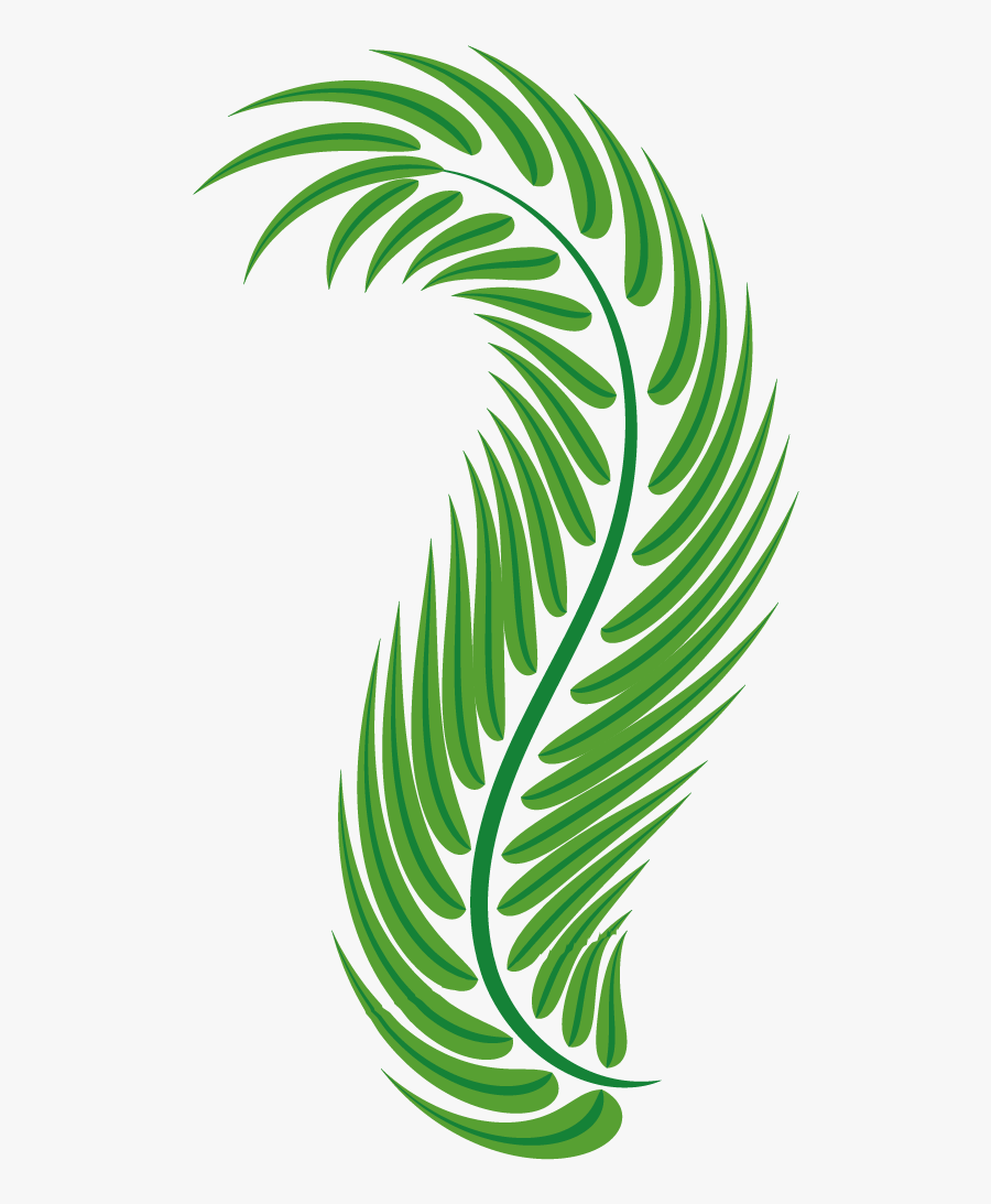 Vector Free Stock Palm Leaf Green Arecaceae Easter - Vector Palm Leaf Png, Transparent Clipart