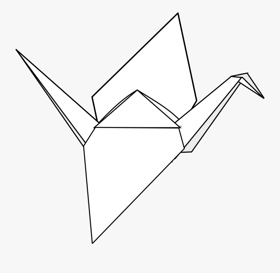 Origami Crane - Origami Crane Clip Art, Transparent Clipart