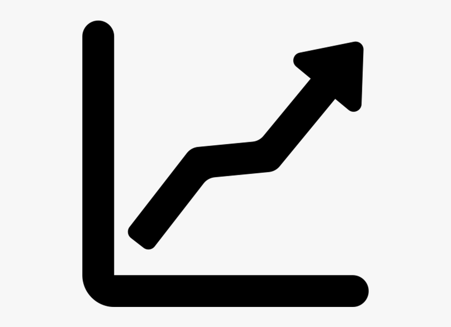 Financial Planner, Investment & Retirement, Life Insurance - Ascending Line Graph, Transparent Clipart