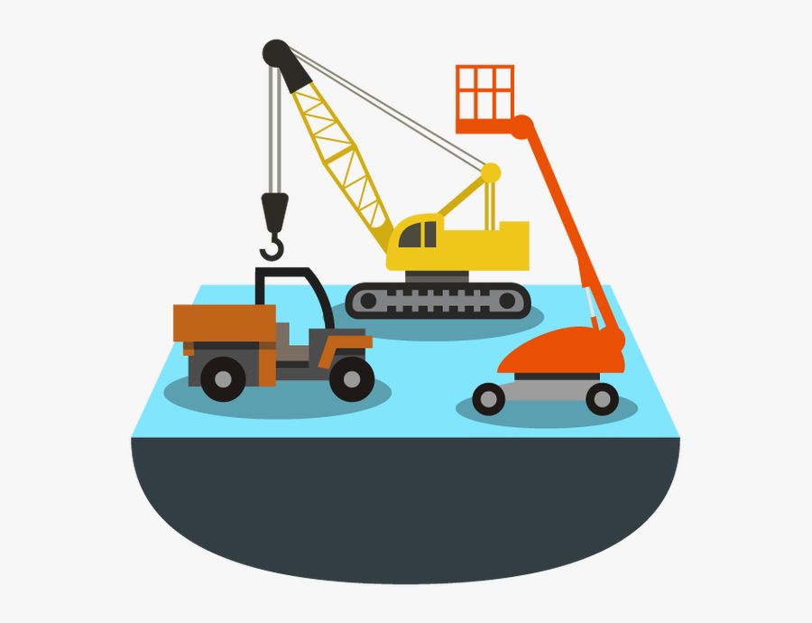 Sitework Rentals One System - Crane, Transparent Clipart