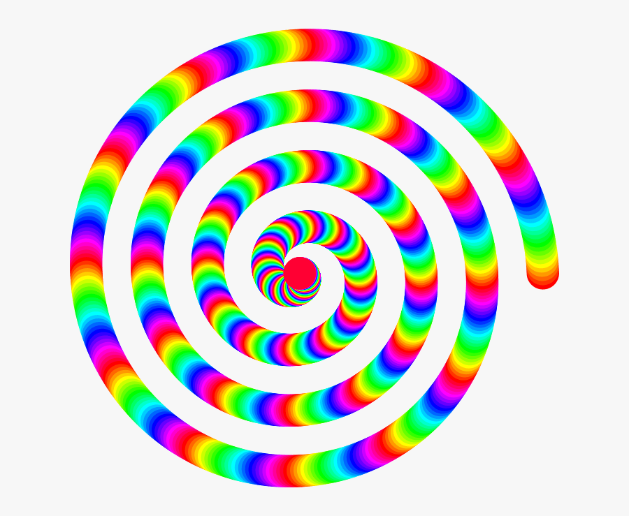 Rainbow Clipart Spiral, Transparent Clipart