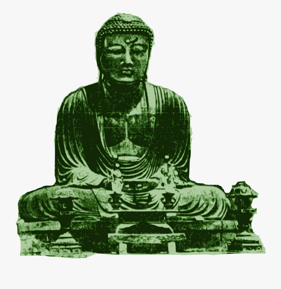 Meditation Clipart Buddha Meditation - Green Buddha Clipart, Transparent Clipart