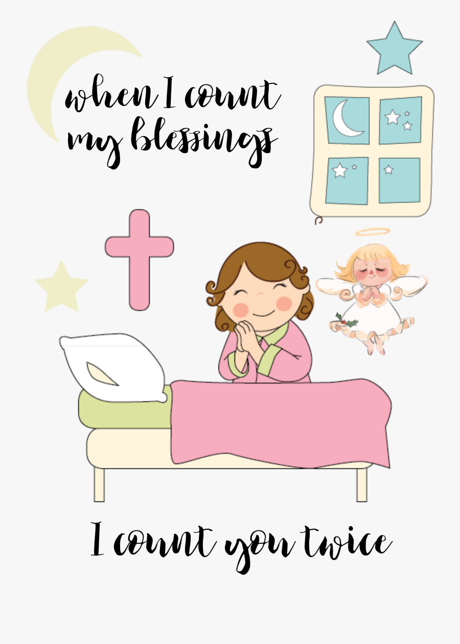Count My Blessings I Count You Twice, Transparent Clipart