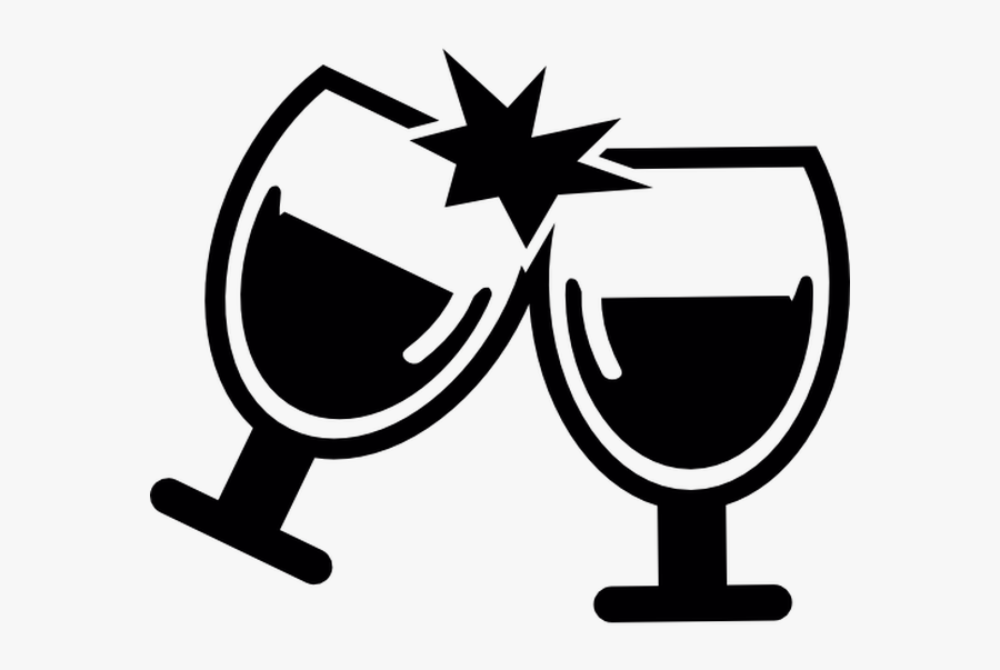 Free Download Wine Glass Cheers Icon Clipart Wine Glass - Glasses Cheers Svg, Transparent Clipart