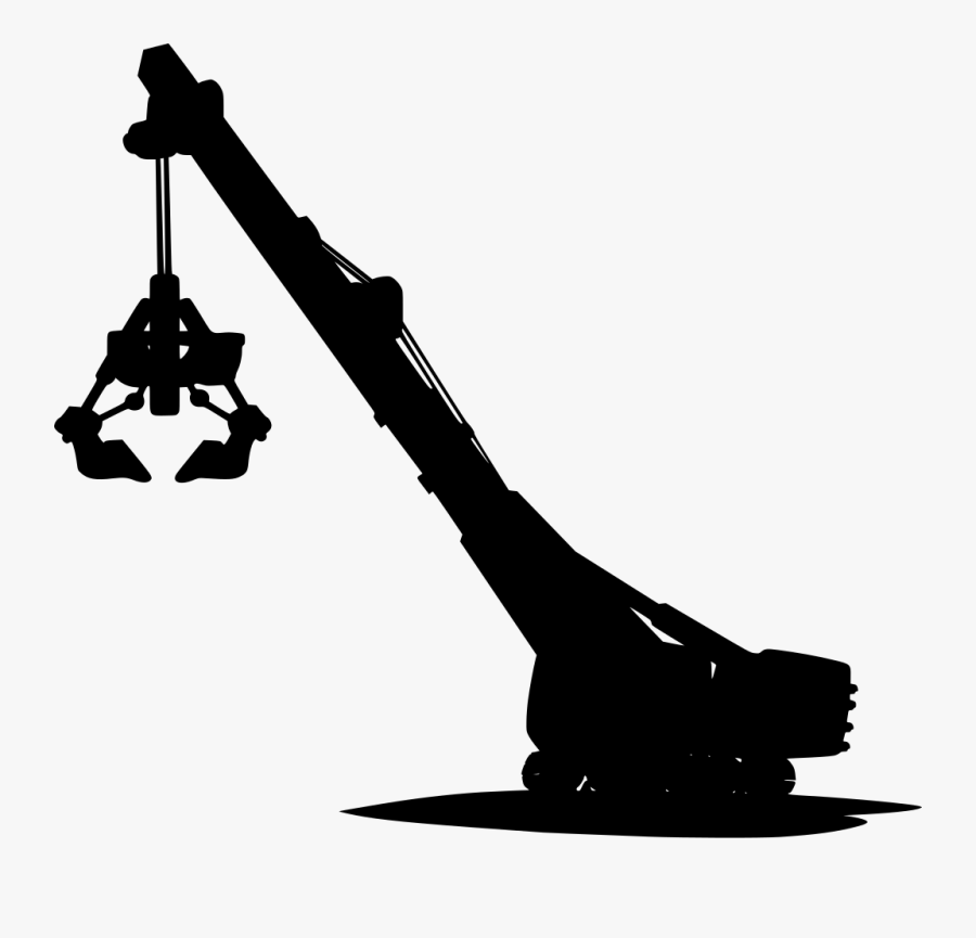 Transparent Grua Png - Crane Clipart Png, Transparent Clipart