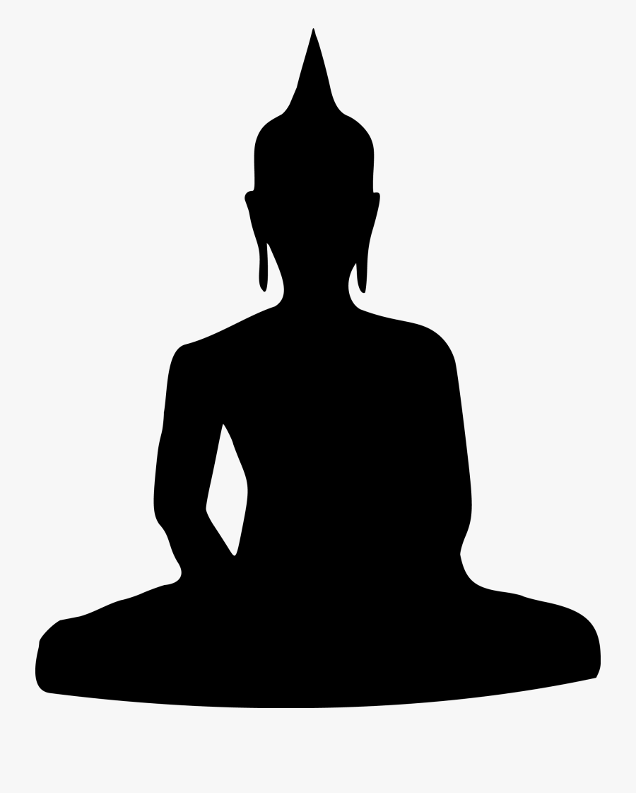 Buddhism Buddhist Meditation Clip Art - Buddha Silhouette Png, Transparent Clipart