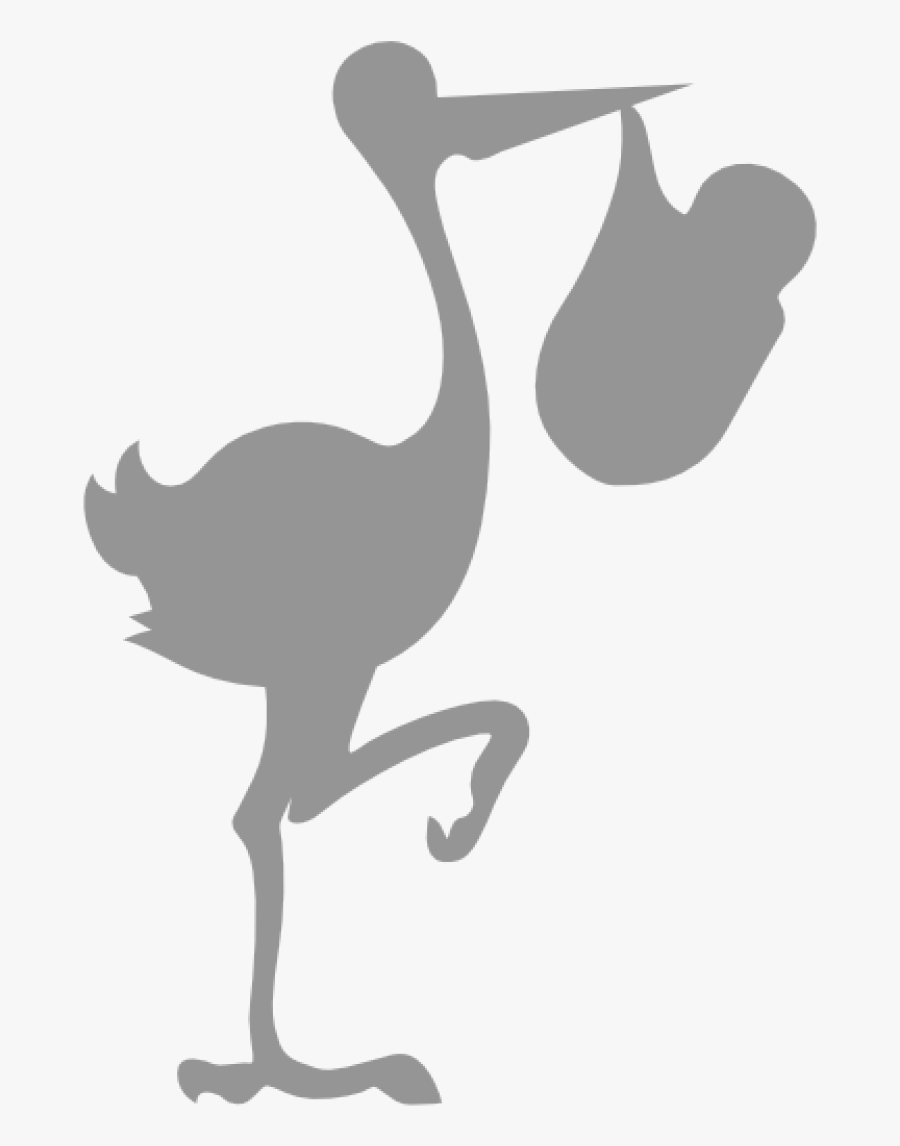 Stork Duck Crane Clip Art - Bangau Hitam Putih, Transparent Clipart