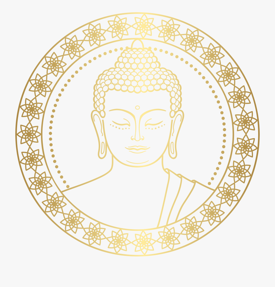 Gold Buddha Png Clip Art, Transparent Clipart