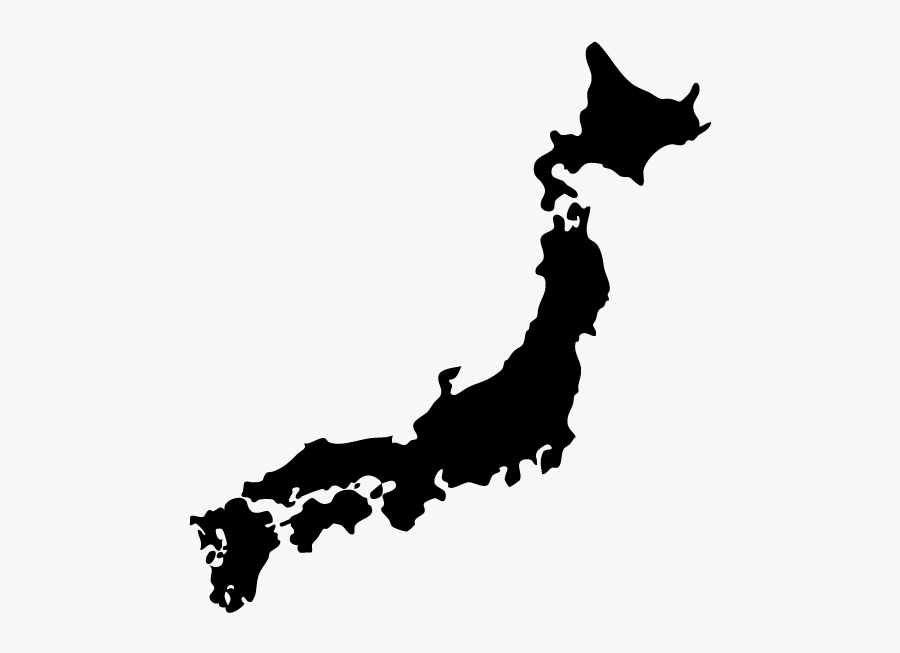 Japan Map Outline Png, Transparent Clipart