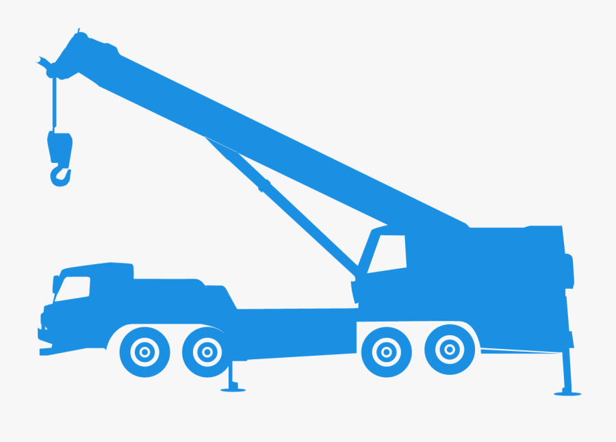 Crane Clipart Hydraulic Crane - Mobile Crane Crane Logo, Transparent Clipart