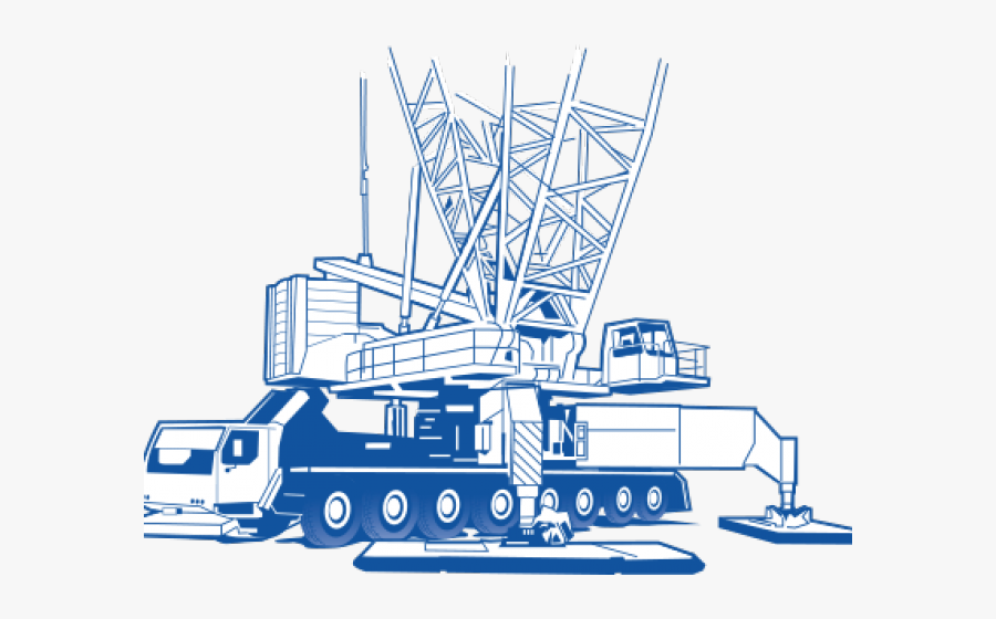 Crane Clipart 100 Ton - Crane, Transparent Clipart