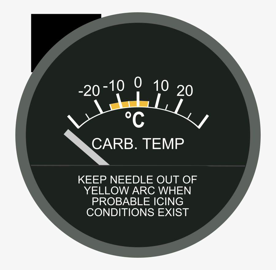 Carburetor Air Temperature Gage - Oil Temperature Gauge, Transparent Clipart
