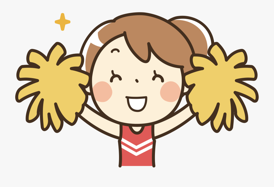 Clipart - Cheerleader Clipart, Transparent Clipart