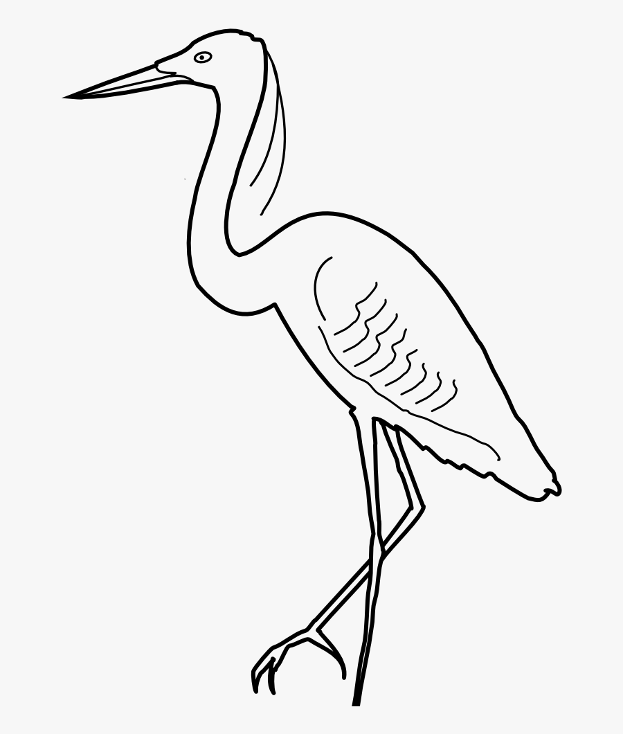 Collection Of Heron - Great Blue Heron, Transparent Clipart