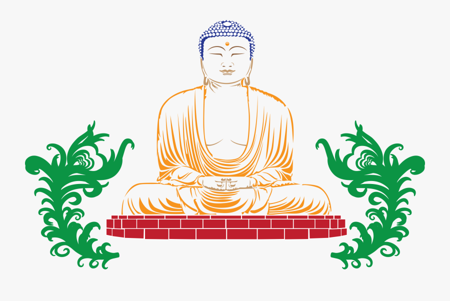 Grass,sitting,artwork - Buddhist Temple Clipart, Transparent Clipart