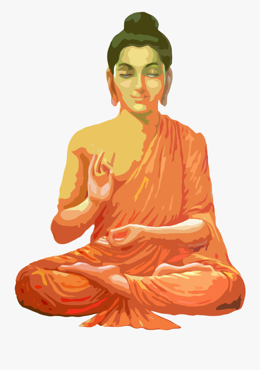 Clip Art Images Of Buddha - Gautama Buddha In Png, Transparent Clipart