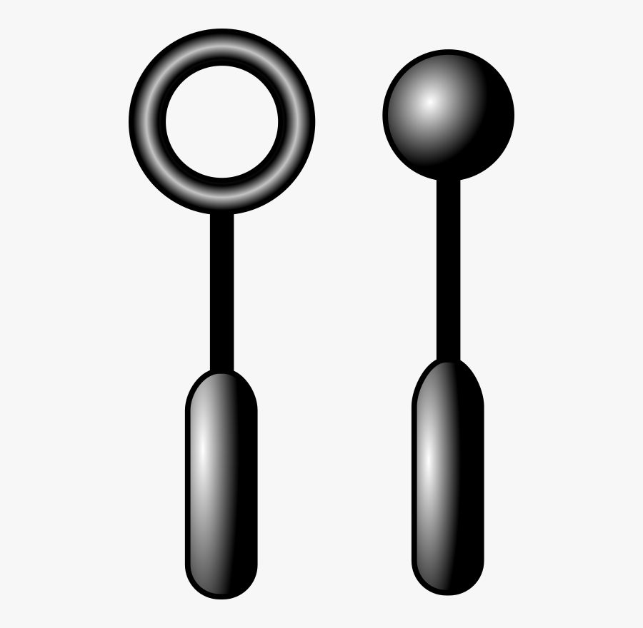 Line,body Jewelry,black And White - Ball And Hoop Experiment, Transparent Clipart