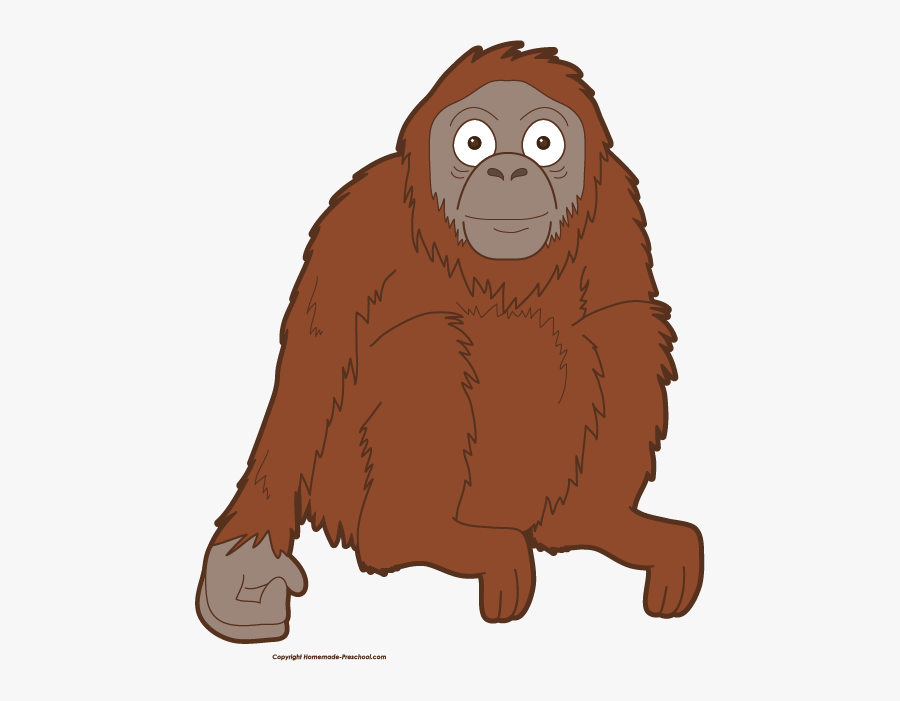 Orangutan Clipart Png, Transparent Clipart