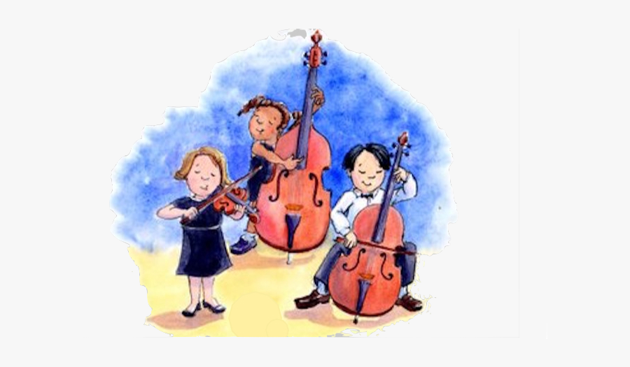 Musician Clipart String Orchestra Instrument - Kids Orchestra, Transparent Clipart