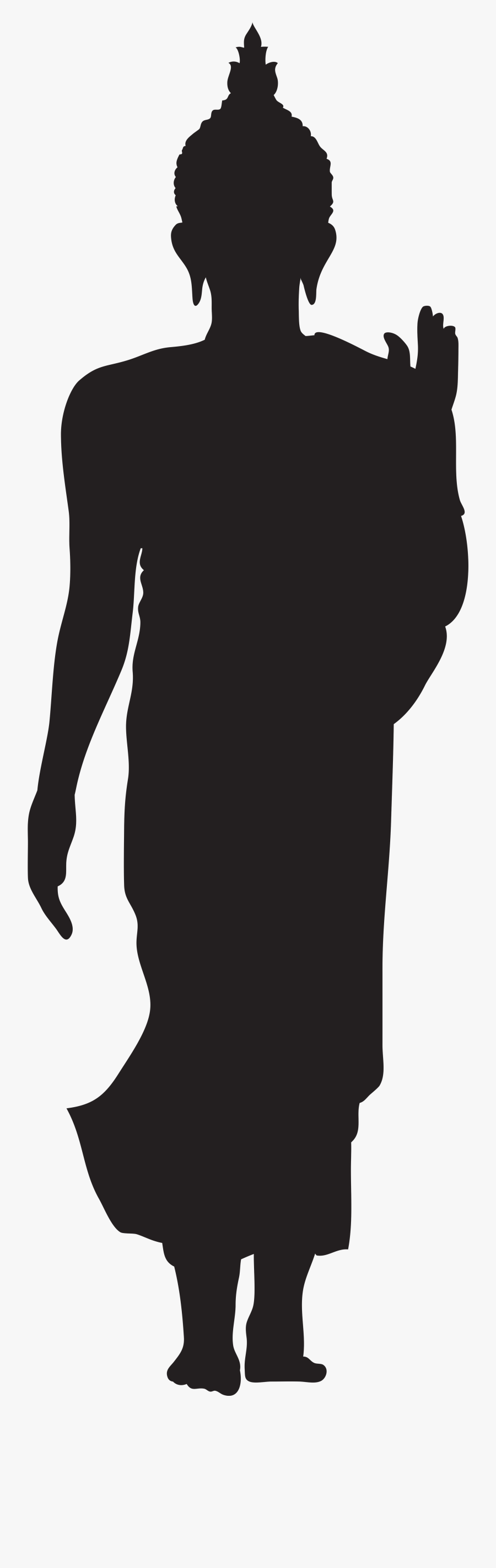 Buddha Silhouette Clip Art - Phutthamonthon, Transparent Clipart