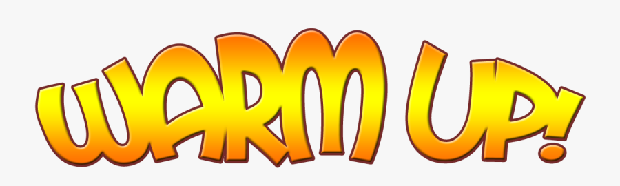 Warming Up, Transparent Clipart