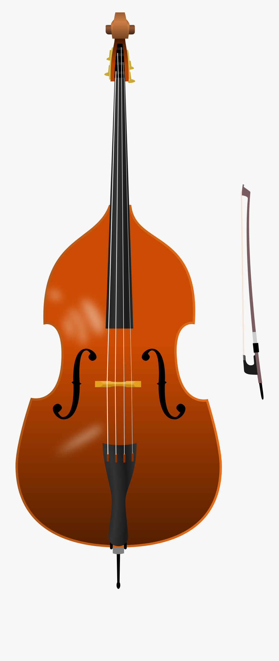 Double Bass Clip Art - Double Bass Clipart, Transparent Clipart