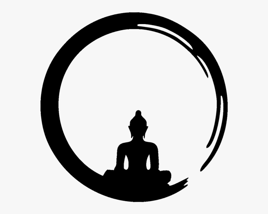 Zen Meditation, Zen Meditation Chan, Meditation Png - Buddha Black And White, Transparent Clipart