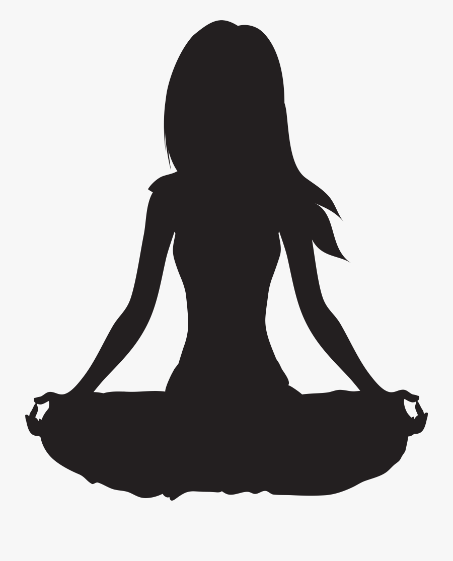Free Meditating Buddha Silhouette Clipart, Transparent Clipart