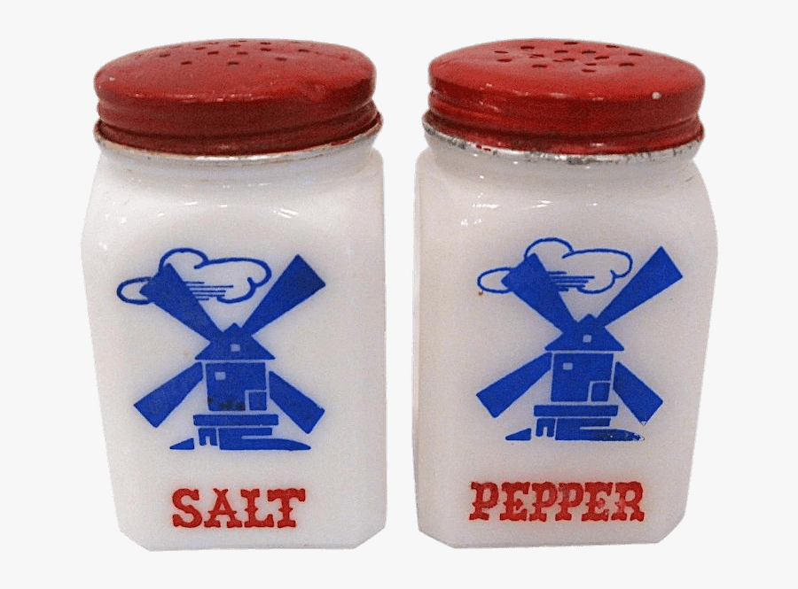 Windmill Salt And Pepper Set - Windmill Salt And Pepper Shakers, Transparent Clipart