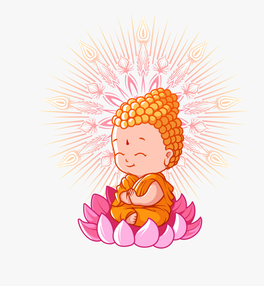 Free Buddhism Buddhas Birthday Cartoon Buddhist Image - Buddhist Monk Clipart, Transparent Clipart