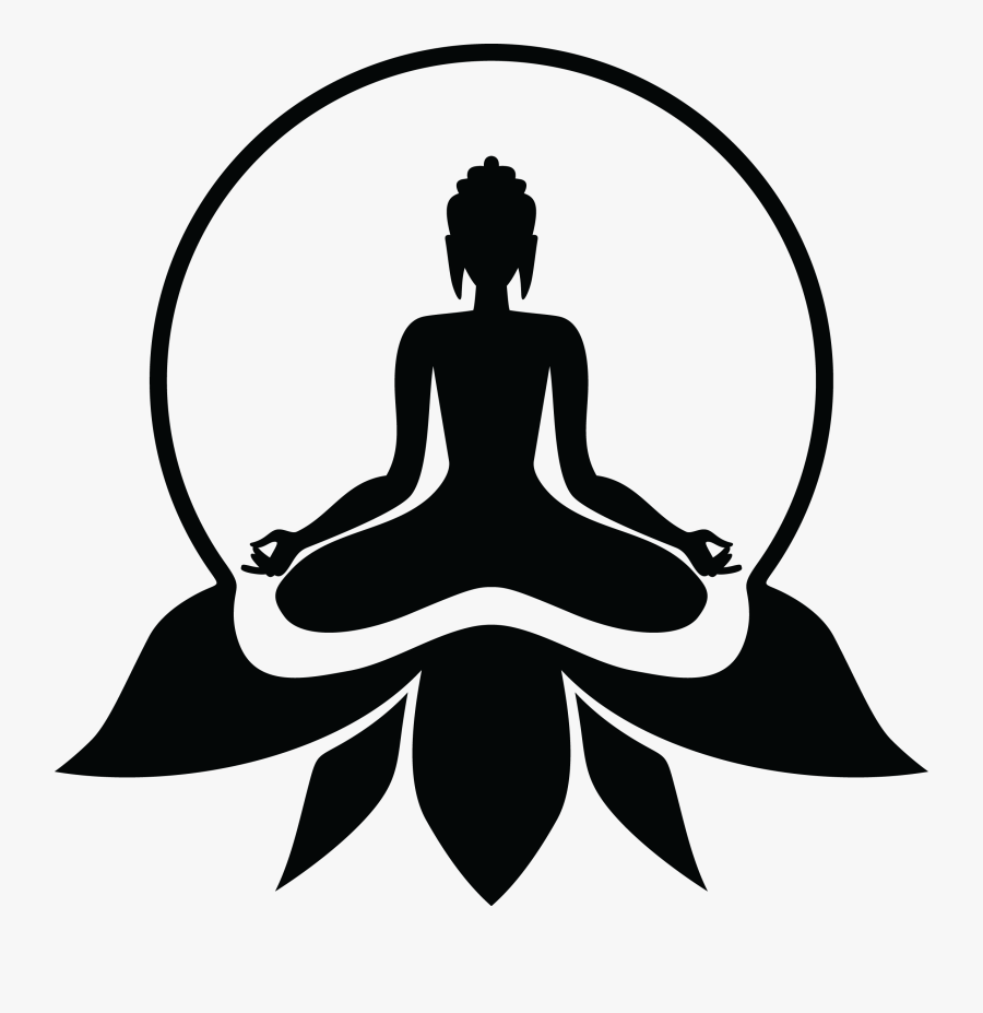 Pin By Hun - Buddha Images Black And White Hd, Transparent Clipart