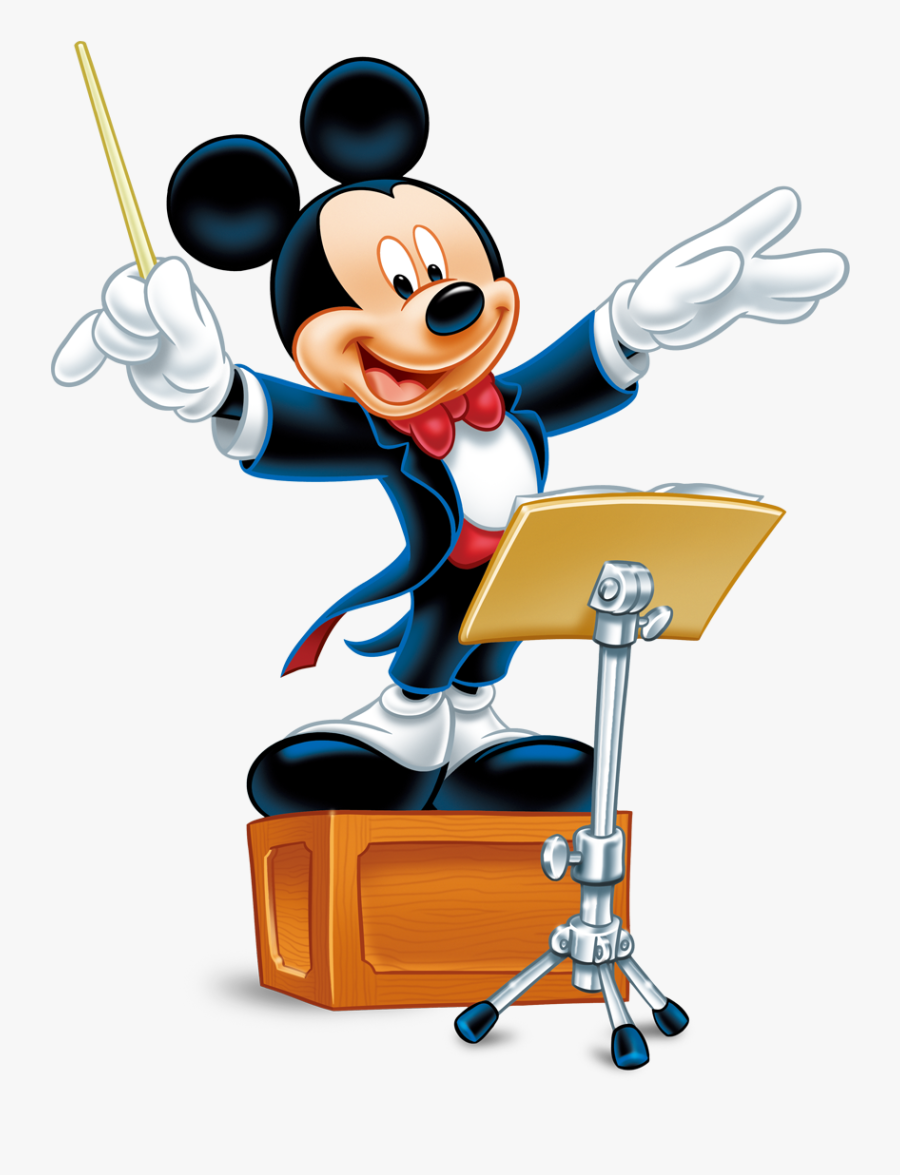 Transparent Magic Kingdom Png - Mickey Mouse Conductor, Transparent Clipart