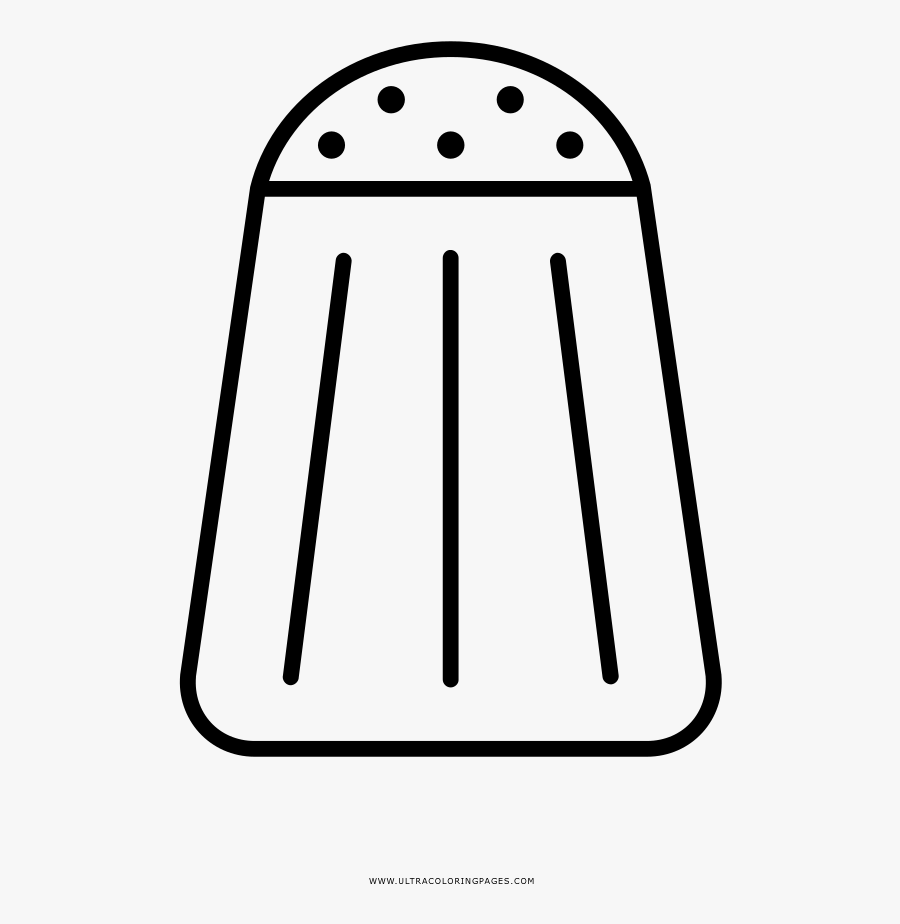 Transparent Salt Shaker Png - Dibujo De Un Salero, Transparent Clipart