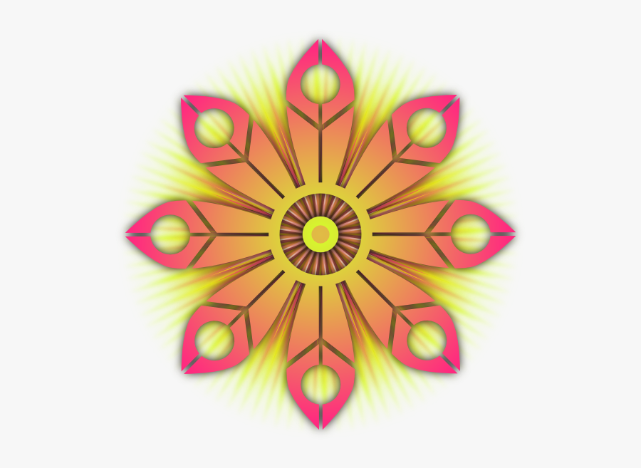 Flower Burst Svg Clip Arts - Art Paper Flower Png, Transparent Clipart