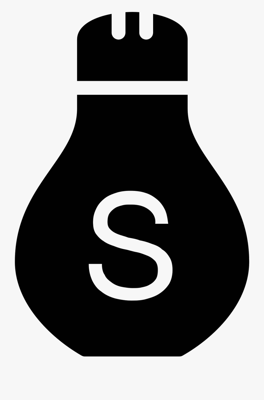 Salt Shaker Pouring Png - Bolsa De Dinero Icono Png, Transparent Clipart