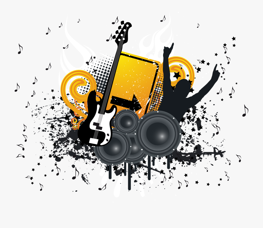 #music #singer #singing #orchestra #art #instruments - Background Power Point Musik, Transparent Clipart