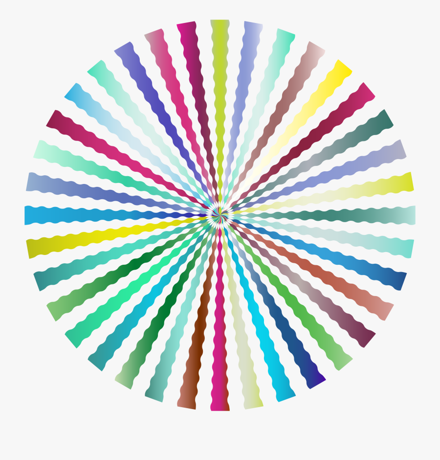 Prismatic Organic Sunburst No Background Graphic Royalty - Boutique Color, Transparent Clipart