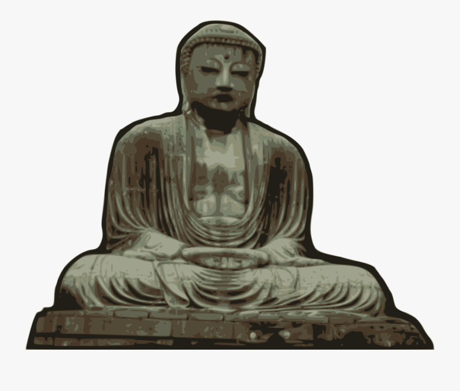 Kamakura Buddha Svg Clip Arts, Transparent Clipart