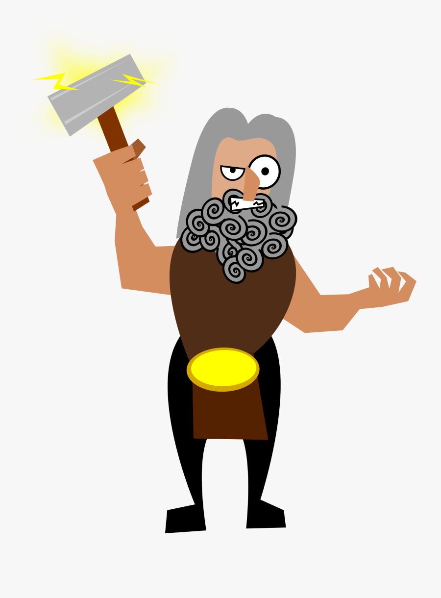 Clipart Thor Png - Norse Mythology Clip Art, Transparent Clipart