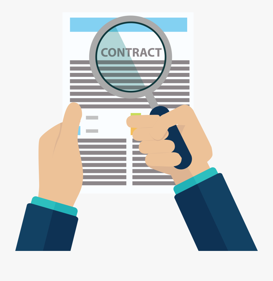 Jpg Black And White Library Contract Clipart Union - Contrato De Trabajo Png, Transparent Clipart