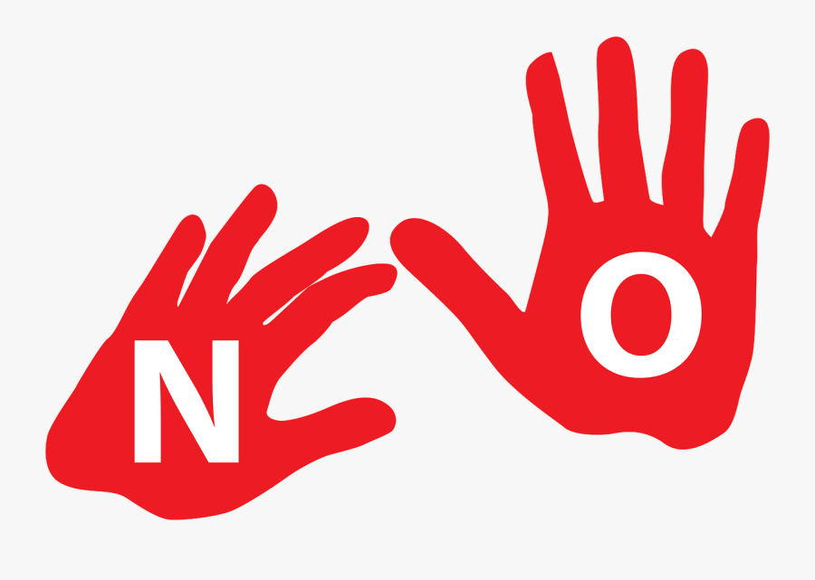 Say No, Transparent Clipart