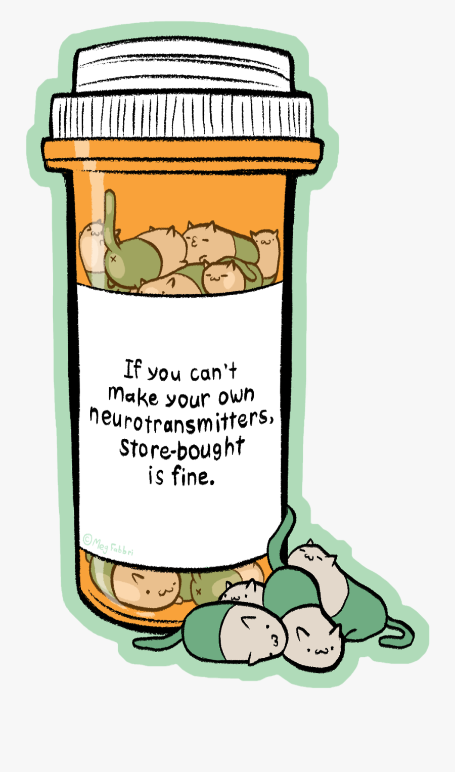 Medication Clipart Anxiety - If You Can T Make Your Own Neurotransmitters Store, Transparent Clipart