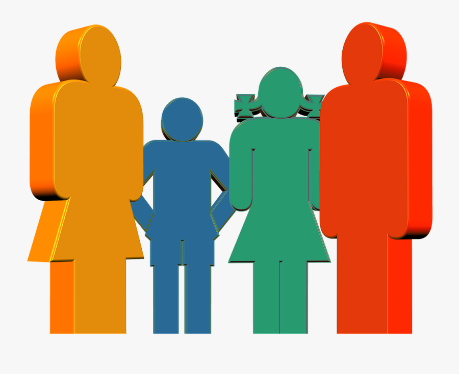 Family-469580 - הורים וילדים, Transparent Clipart