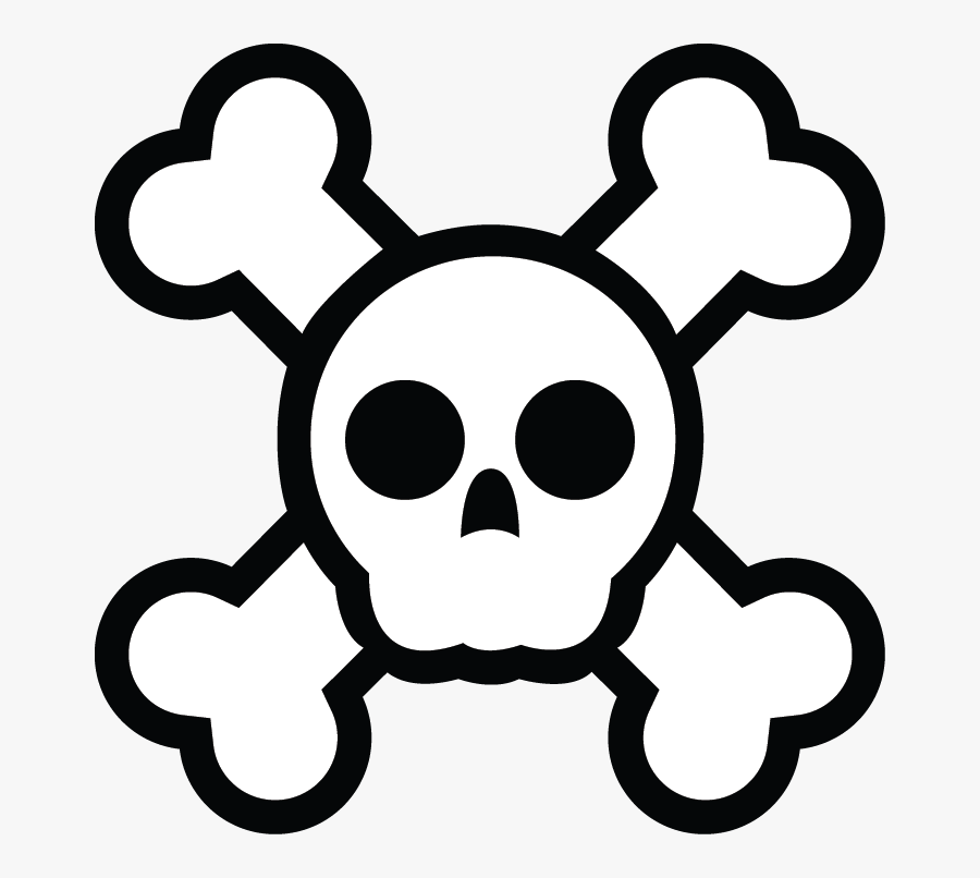 Hd Cute Skull And Crossbones - Cute Skull And Crossbones, Transparent Clipart