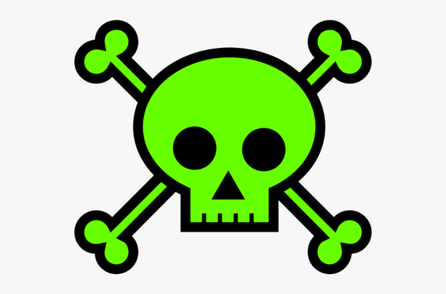 Skull And Crossbones - Skull And Bones Drawing Easy, Transparent Clipart
