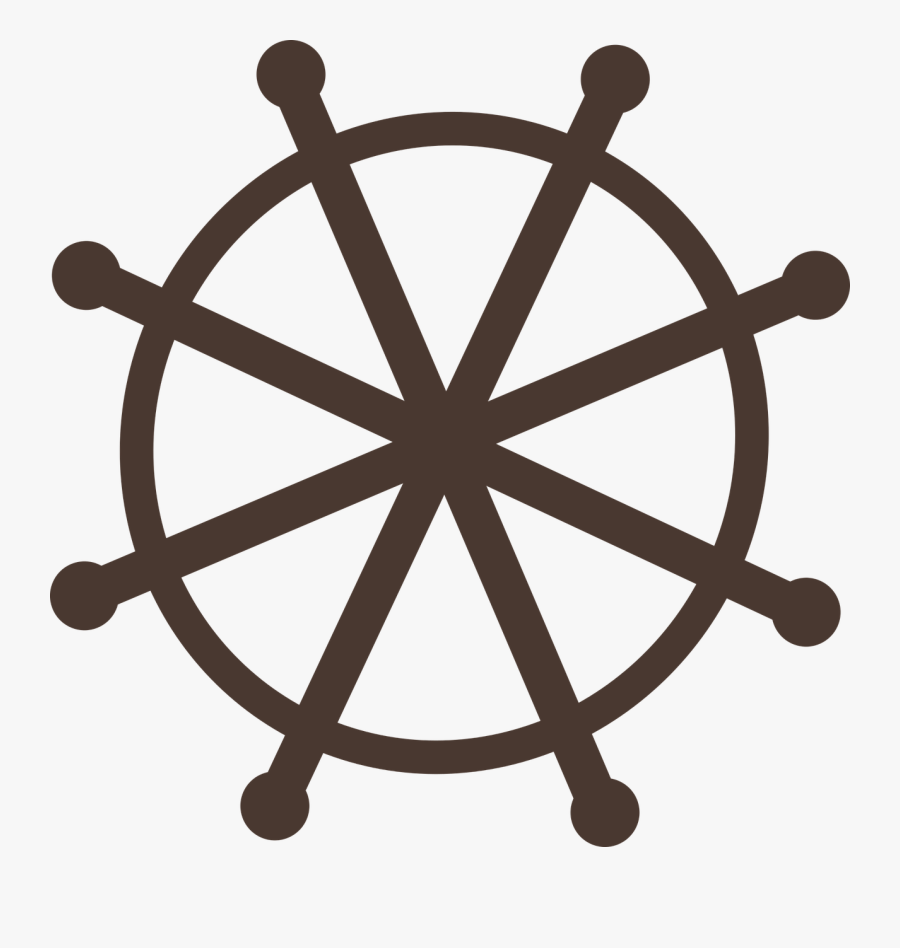 Wheel Dhamma Symbolic - Discovery Museum Acton Logo, Transparent Clipart