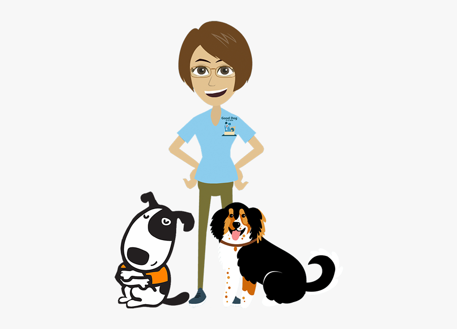 Dog With Flowers Clipart - Thundershirt Logo, Transparent Clipart