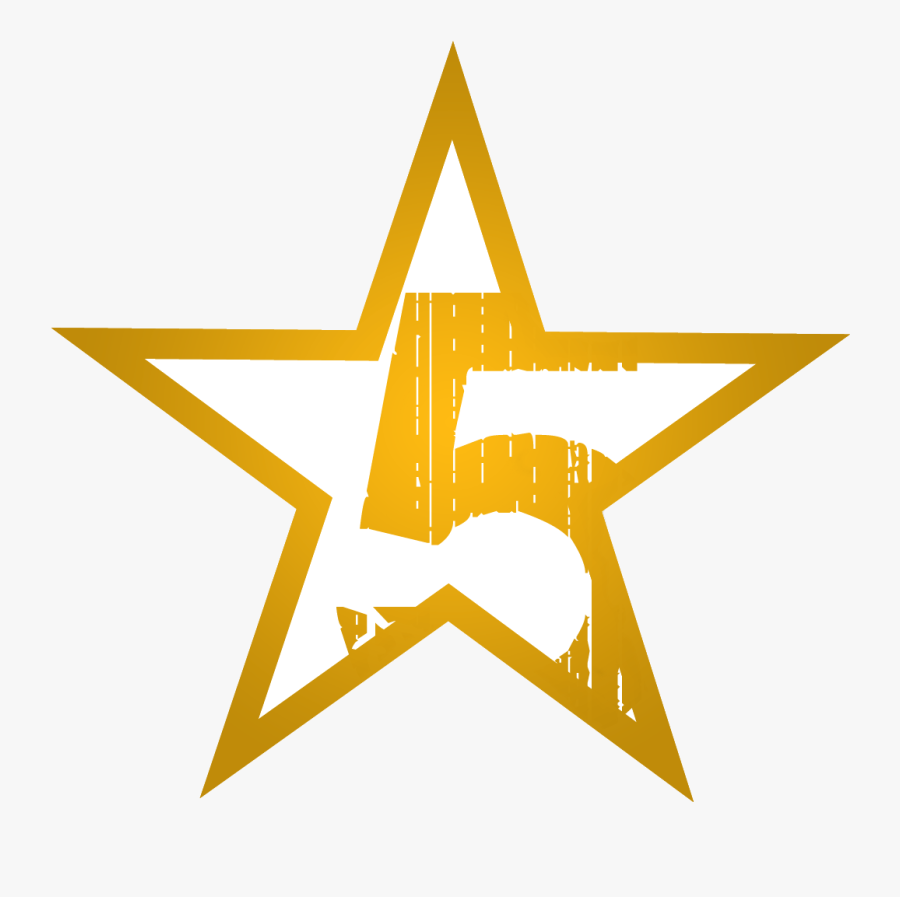 Google 5 Star Review Clipart - Five Star, Transparent Clipart
